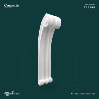 Consolă Decorativă din Poliuretan cu Volute 43x143 cm