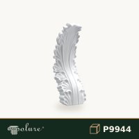 Consolă Decorativă Poliuretan Cu Frunze 14x15x44 cm