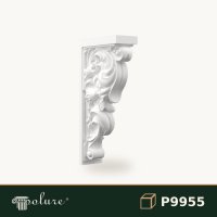 Consolă Decorativă din Poliuretan Sculptată 23x9x46 cm