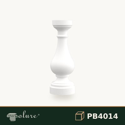 Balustru din Poliuretan 14x14x40 cm pentru Balcon și Scară