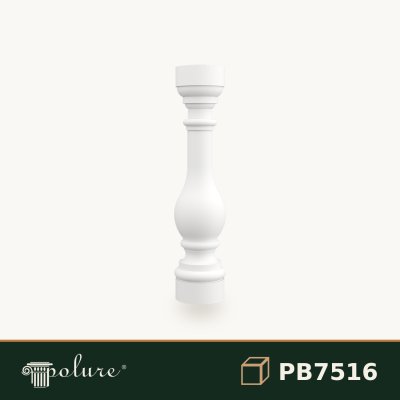 Balustru din Poliuretan 17x75 cm Model Clasic Strunjit