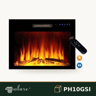 Mască Decorativă Șemineu Electric Poliuretan 81x87 cm