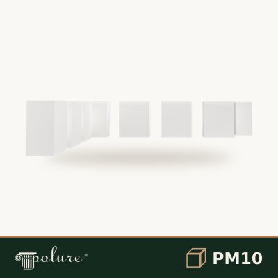 Profil Ancadrament Neted din Poliuretan 5x9x10 cm