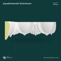 Ancadrament Decorativ din Poliuretan cu Motiv Clasic 10x37 cm