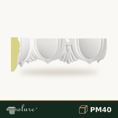 Ancadrament Decorativ din Poliuretan cu Motiv Clasic 10x37 cm