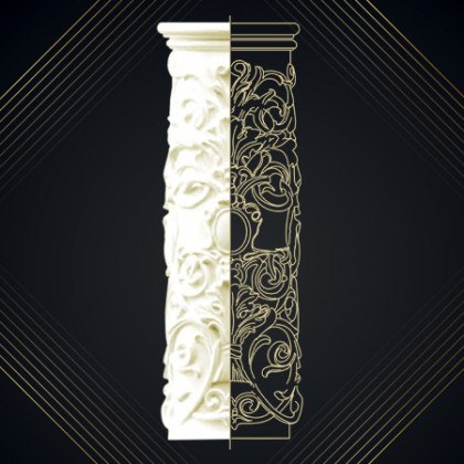 Bază Coloană Cu Model