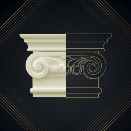 Capitel Ionic Pilastru