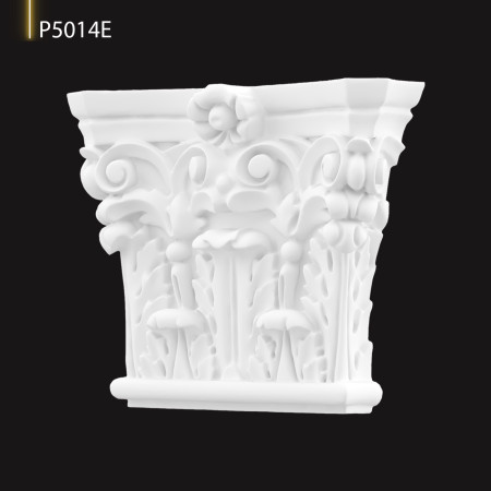 P5014E Modele de capitelii din  poliuretan. Coloană decorativa din poliuretan.