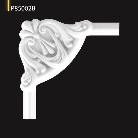 P85002B Brau de perete din poliuretan modelat Modele de colt