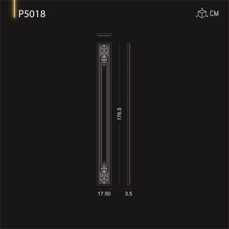 P5018 Fabricare coloană din poliuretan cu model bizantin, roman, greac, coloană decorativa și modele de capitel din poliuretan.