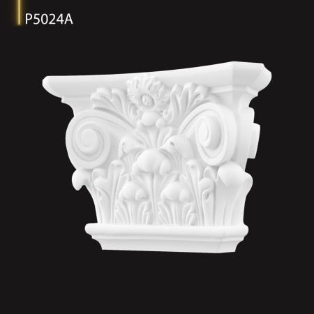 P5024A Preţuri stâlp din poliuretan.  Coloană decorativă din poliuretan.