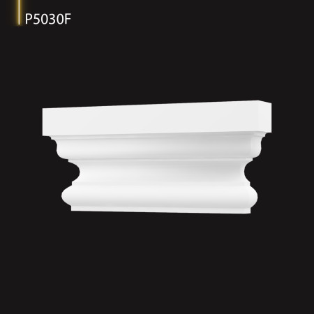 Coloane din tencuială poliuretanică de 30 cm Capitele din ipsos corintic ionic doric Modele canelate și coloane cu panouri