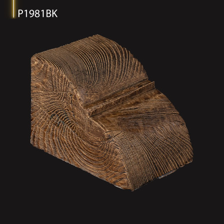 P1981BK Modele de grinzi cu aspect de lemn cioplit topor 