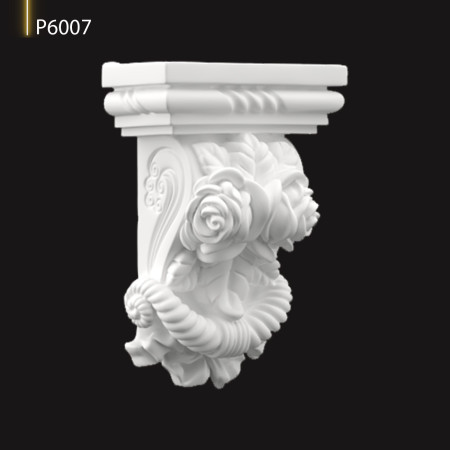 P6007 Consola de perete din poliuretan cu modele decorative