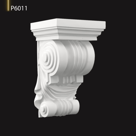 P6011 Fabricare console de perete din poliuretan cu modele decorative