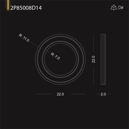 2P85008D14 Holul Modern brau din poliuretan Preturi Decorare tavan perete Hol Hol