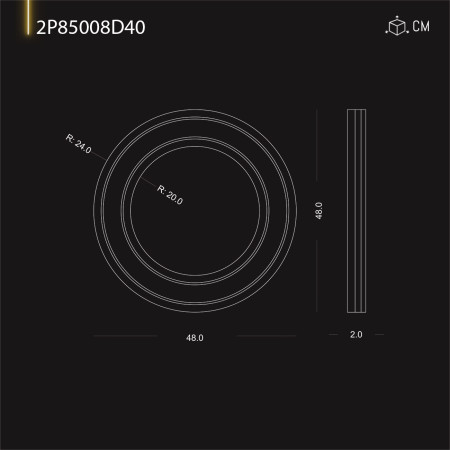 2P85008D40 Poliuretan modern Colț Brau de perete Prețuri uni simplu uni