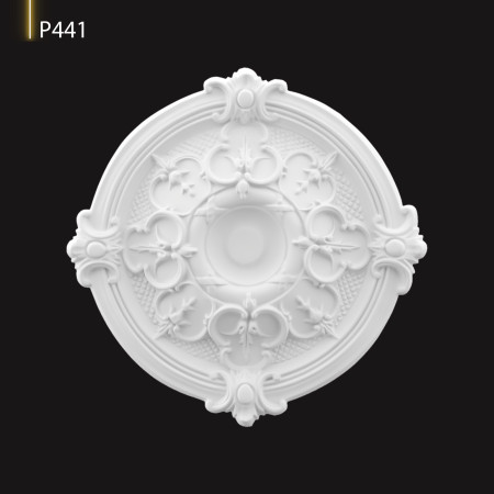 P441 Productie rozeta de perete din poliuretan cu model decorativ. Produse de decorare din poliuretan