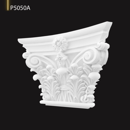 Arhitectura coloanei din ipsos Coloana cu panou cap corintian