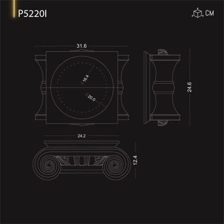 P5220I Fabricarea de capiteluri de coloană bizantine ,romane ,grecești din poliuretan