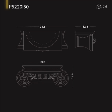 P5220I50  Coloane Decorative