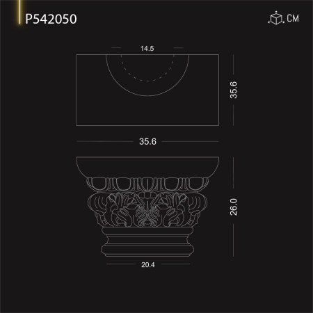 P542050 Coloane otomane din poliuretan 