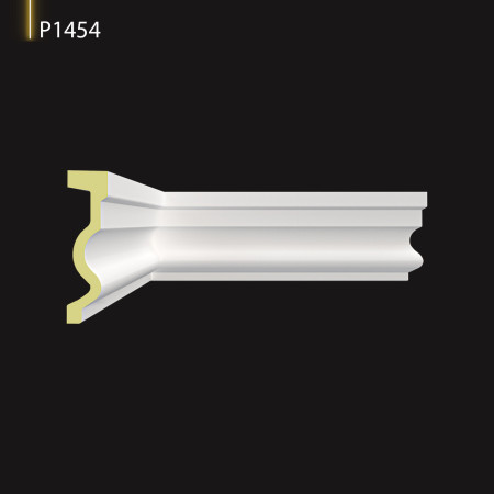 P1454 Perete exterior decorativ modele din poliuretan cu modele de gheaburi laterale