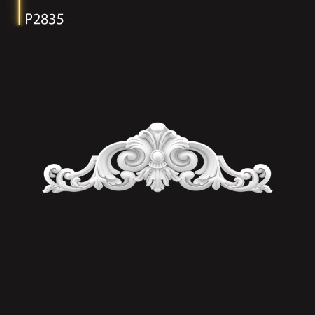 P2835 Tipuri de coroane de perete din poliuretan cu model floral