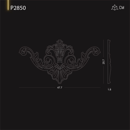 P2850 Ornamente si decoratiuni de perete din poliuretan