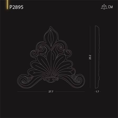 P2895 Tipuri de ornamente  si decoratiuni de perete din poliuretan