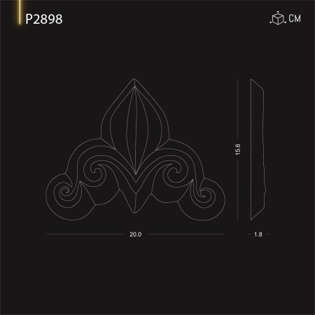 P2898 Preturi de ornamente si decoratiuni de perete din poliuretan cu modele decorative