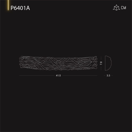 P6401A Modele de ornamente si decoratiuni de perete din poliuretan