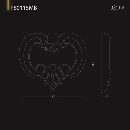 P80115MB Tipuri de ornamente  si decoratiuni de perete din poliuretan