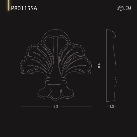 P80115SA Modele de ornamente si decoratiuni de perete din poliuretan