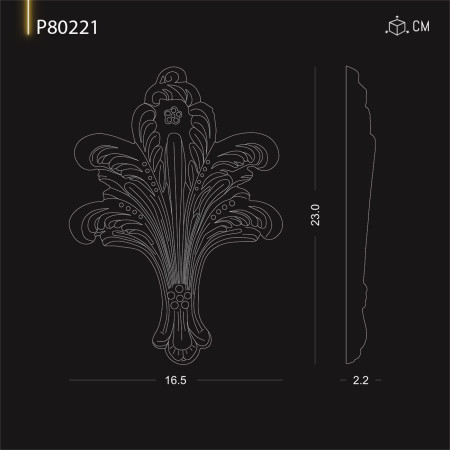 P80221 Modele de ornamente si decoratiuni de perete din poliuretan