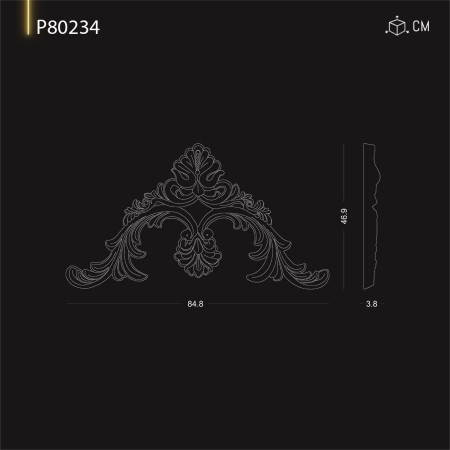 P80234 Ornamente si decoratiuni de perete din poliuretan