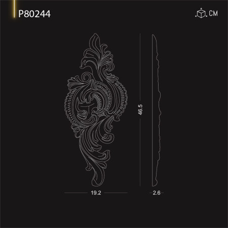 P80244 Modele de ornamente si decoratiuni de perete din poliuretan