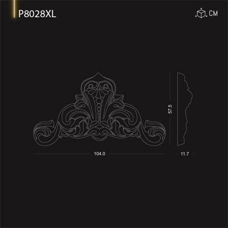 P8028XL Preturi de ornamente si decoratiuni de perete din poliuretan cu modele decorative