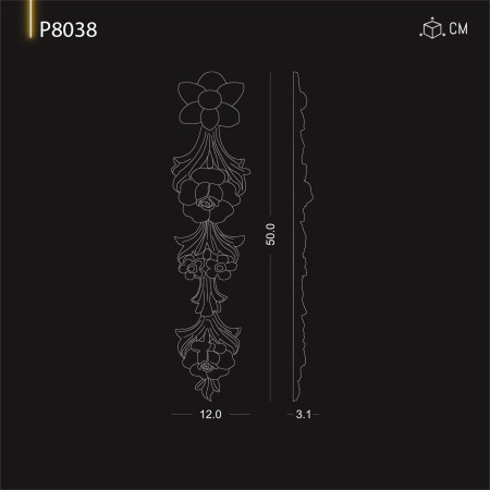 P8038 Ornamente si decoratiuni de perete din poliuretan