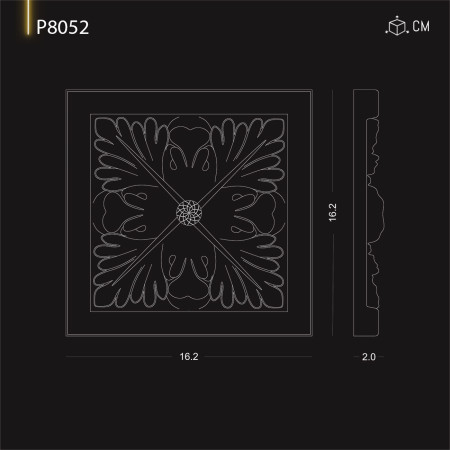 P8052 Ornamente si decoratiuni de perete din poliuretan cu modele decorative