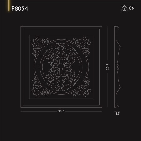 P8054 Tipuri de ornamente  si decoratiuni de perete din poliuretan