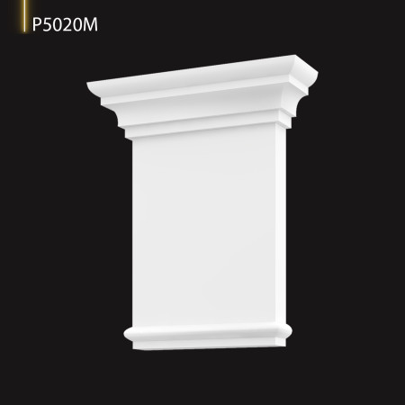 P5020M Preţuri stâlp din poliuretan.  Coloană decorativă din poliuretan.