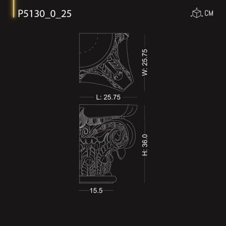 P513025 Coloana spuma rigida poliuretanica