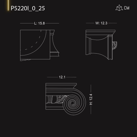 P5220I25 Coloane interioare și exterioare din poliuretan