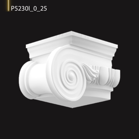 P5230I25 Coloană din poliuretan .Capitel coloană decorativ doric