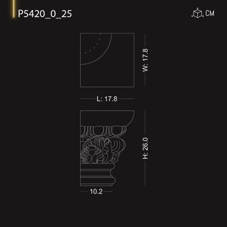 P542025  Coloane Decorative