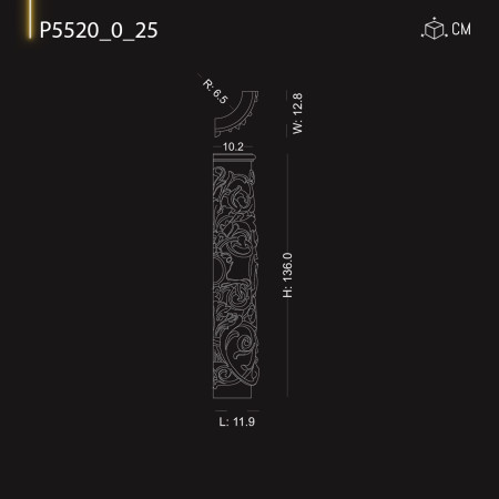 P5520_0_25 Capitrel coloana spuma rigida poliuretanica