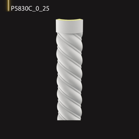 P5830C25 Coloane  stâlp din poliuretan .Coloane și capiteluri corintice, dorice ,ionice