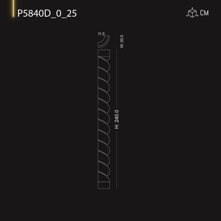 P5840D_0_25 Producția de capiteluri de poliuretan bizantine, romane ,grecești din poliuretan 