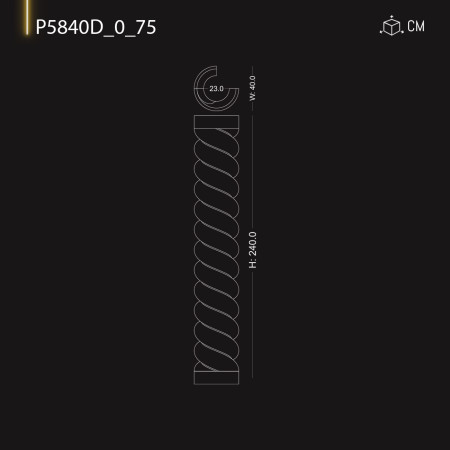 P5840D75 Coloane Decorative